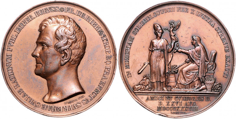 Brandenburg in den Marken - Preussen Friedrich Wilhelm III. 1797-1840 Bronzemeda...