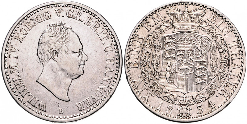 Braunschweig und Lüneburg - Hannover, ab 1762 Königreich Wilhelm IV. 1830-1837 T...