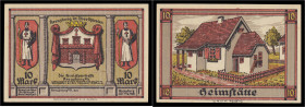 Notgeld Oberschlesien Kreuzburg (Kluczbork) 10 Mark o.J. Gemeinnützige Siedlungs-Genossenschaft, blanko Grabowski/Mehl 743.1. 
 I