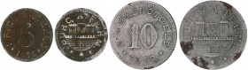 Notgeld Schleswig-Holstein Burg auf Fehmarn 10 Pfennig 1917 Kriegsnotgeld der Stadt, Fe, dazu 5 Pfennig 1918 Funck 66.5, 7. Menzel 4040. 8, 10. 
kl. ...