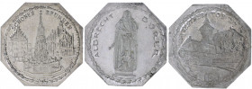 Notgeld Lot von 45 Stücken: 20 Pfennig der Straßenbahn Nürnberg-Fürth, alle mit unterschiedlichen Motiven (Detail-Auflistung unter: https://www.muenze...