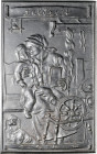 Eisenguss Lot von 2 Stücken: (v. Wedemeyer) Lauchhammer Weihnachtsplakette 'Feldpost 1942' Buderus 182- 21. 
je 89x144mm, 150,0g und 116,5g je Aufhän...