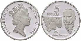AUSTRALIA Elisabetta II (1952-) 5 Dollari 1994 - KM 266 AG

PROOF