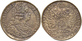 AUSTRIA Carlo VI (1711-1740) Tallero 1736 Falso da studio - Dav. 1038 BR (g 20,31)

BB