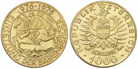 AUSTRIA 1.000 Scellini 1976 - AU (g 13,50)

FDC