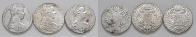 AUSTRIA - Tallero 1780 - AG Lotto di 3 monete. Come da foto.

Da BB a SPL