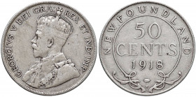 CANADA Giorgio V 50 cents 1918 Ottawa Newfoundland - KM 12 AG

BB