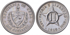 CUBA 2 Centavos 1916 - KM A10

FDC