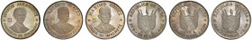 CUBA 20 Pesos 1977 - KM 38-40 AG Lotto di 3 monete. Come da foto.

PROOF