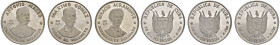 CUBA 20 Pesos 1977 - KM 38-40 AG Lotto di 3 monete. Come da foto.

PROOF