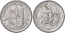 CUBA 40 Centavos 1952 - KM 25 AG

qSPL