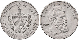 CUBA 40 Centavos 1962 - KM 32 AG

qSPL