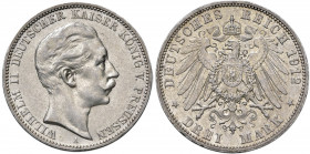 GERMANIA PRUSSIA Wilhelm II (1888-1918) 3 Marchi 1912 A - KM 527 AG

SPL+