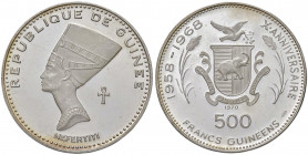 GUINEA Repubblica 500 Franchi 1970 Nefertiti - KM 25 AG

SPL