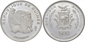 GUINEA Repubblica 500 Franchi 1970 Cleopatra - KM 24 AG

SPL