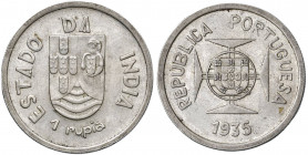 INDIA PORTOGHESE Repubblica Rupia 1935 - KM 22 AG

SPL