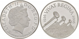 INGHILTERRA Elisabetta II - 5 Sterline 2006 Eightieth Birthday - AG (g 28,28) In confezione originale con certificato.

PROOF