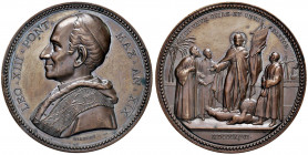 Leone XIII (1878-1903) Medaglia Anno XIX - Opus: Bianchi - Rinaldi 90 AE (g 37,93)

qFDC