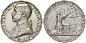 Pio XII (1939-1958) Medaglia Anno V - Opus: Mistruzzi - Rinaldi 137 AG (g 37,38) Segnetti di pulizia nei campi.

qFDC