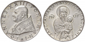 Giovanni XXIII (1958-1963) Medaglia Anno I - Opus: Giampaoli - Modesti 84 AG (g 22,48) RR Segnetti pulizia campo davanti al volto al dritto.

SPL-FD...