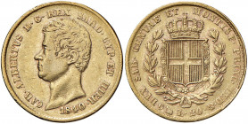 Carlo Alberto (1831-1849) 20 Lire 1840 G - Nomisma 652 AU

qBB