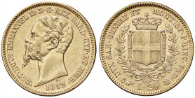 Vittorio Emanuele II (1849-1861) 20 Lire 1852 T - Nomisma 746 AU

qBB/BB