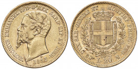 Vittorio Emanuele II (1849-1861) 20 Lire 1855 T - Nomisma 750 AU

qBB/BB