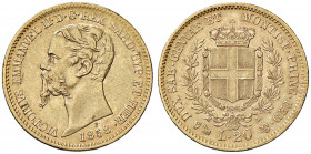Vittorio Emanuele II (1849-1861) 20 Lire 1858 G - Nomisma 756 AU

BB/BB+