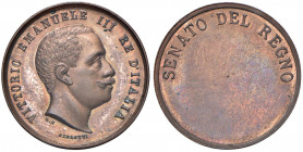 Vittorio Emanuele III (1900-1943) Medaglia Senato del Regno - CU (g 3,88 - 22 mm)

qFDC-FDC