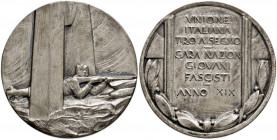 Medaglia unione italiana tiro a segno gara nazionale giovani fascisti anno XIX AG (g 31,70 - Ø 41 mm)

qFDC/FDC
