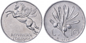 Repubblica Italiana - (dal 1946) - 10 Lire 1946 Ulivo - Gig. 229 It (3,00 g) R
 
FDC