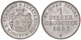 Germania - Waldeck - George Victor (1852-1893) - 1 Silbergroschen 1867 B - KM# 173 Ag (2,23 g)
 
FDC