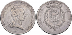 Firenze - Ferdinando III di Lorena (1790-1801) Primo periodo - Francescone 1791 - Mir 404/1 Gig. 20 Ag (26,99 g) RR
 
MB+