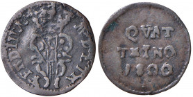 Firenze - Ferdinando III di Lorena (1790-1801) Primo periodo - Quattrino 1800 - Mir 412/8 Gig. 67 Cu (0,52 g) R
 
qBB