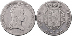 Firenze - Ferdinando III di Lorena (1814-1824) Secondo periodo - Francescone 1824 - Mir 435/5 Gig. 38 Ag (26,95 g) R
 
MB+