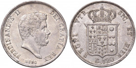 Napoli - Francesco I di Borbone (1825-1830) - Piastra da 120 Grana 1850 - Gig. 79 Ag (27,55 g) NC
 
BB-SPL