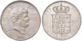 Napoli - Francesco I di Borbone (1825-1830) - Piastra da 120 Grana 1851 - Gig. 82 Ag (27,62 g) NC
 
qSPL