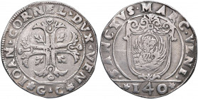 Venezia - Giovanni I Corner (1625-1629) - Scudo della croce da 140 Soldi - Sigla massaro GC (Gerolamo Contarini) - Mont. 1397 Pao. 9 Ag (31,29 g) - Ti...