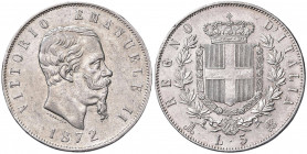 Vittorio Emanuele II (1861-1878) - 5 Lire 1872 Milano - Gig. 44 Ag (25,01 g)
 
qSPL-SPL
