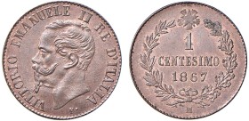Vittorio Emanuele II (1861-1878) - Centesimo 1867 Milano - Gig. 115 Cu (0,99 g)

FDC