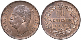 Umberto I (1878-1900) - 10 centesimi 1893 Birmingham - Gig. 48 Cu
 Rame rosso
FDC