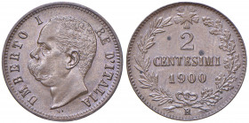 Umberto I (1878-1900) - 2 centesimi 1900 Roma - Gig. 57 Cu (2,00 g)
 
FDC