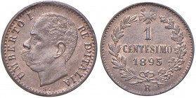 Umberto I (1878-1900) - Centesimo 1895 Roma - Gig. 58 Cu (1,01 g)

FDC
