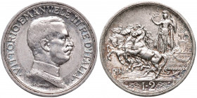 Vittorio Emanuele III (1900-1946) - 2 Lire 1914 Quadriga Briosa - Gig. 101 Ag (10,00g)
 
SPL