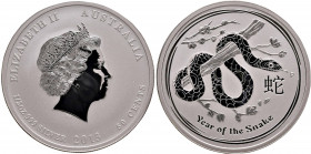 Australia - Elisabetta II - 50 Centesimi 2013 P "Anno del Serpente" - KM# 1832 Ag (1/2 oz)
 In capsula
n.d.