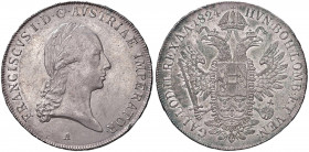 Austria - Francesco I (1804-1835) - Tallero 1824 A - KM# 2162 Ag (28,07 g)
 
SPL-FDC