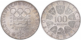 Austria - Repubblica (1946-2001) - 100 Schilling 1974 "Giochi Olimpici Invernali Innsbruck" - KM# 2926 Ag
 
FDC