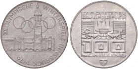 Austria - Repubblica (1946-2001) - 100 Schilling 1976 "Olimpiadi Invernali Innsbruck" - Zecca Vienna - KM# 2927 Ag
 
FDC