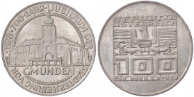 Austria - Repubblica (1946-2001) - 100 Schilling 1978 "Gmunden" - KM# 2938 Ag
 
FDC