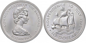 Bahamas - 10 Dollari 1973 - KM# 42 Ag (50,10 g)
 
FDC